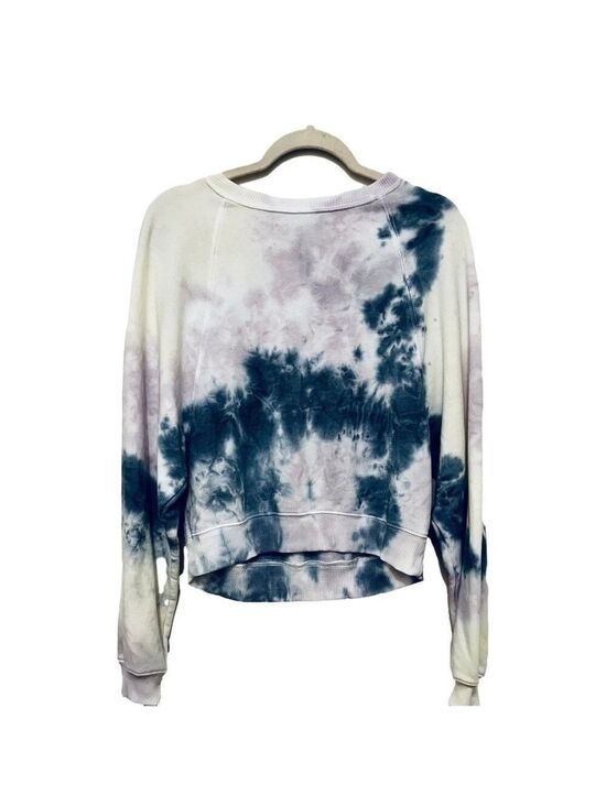 American Eagle Outfitters Tops - American Eagle Tie-Dye Sweatshirt XS Blue Purple Yellow